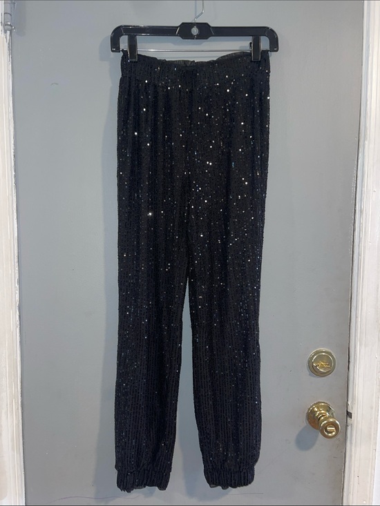 Industry Republic Clothing Pants - Industry‎ Black Sequin Jogger Pants size xs